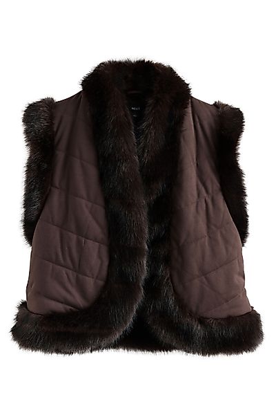 Next Steppweste Gilet aus Kunstfell und günstig online kaufen