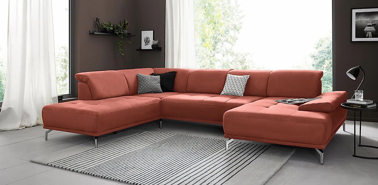 Home affaire Wohnlandschaft "Caluna" Inkl.Sitztiefenverstellung, wahlweise günstig online kaufen