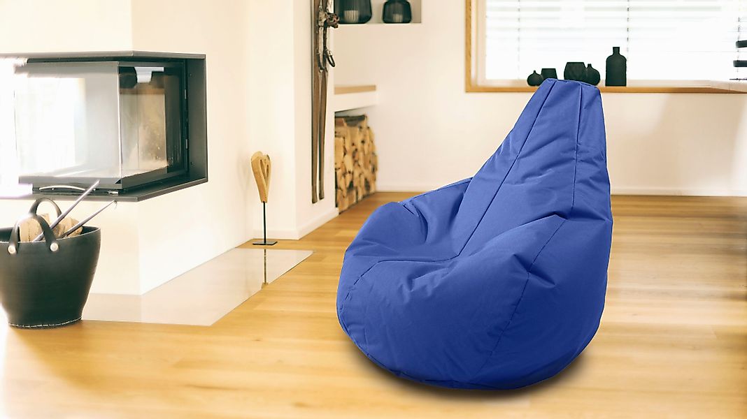 KiNZLER Sitzsack "Gamer" 1 Stk. tlg. Uni Farben, mit Rückenlehne, Outdoor g günstig online kaufen