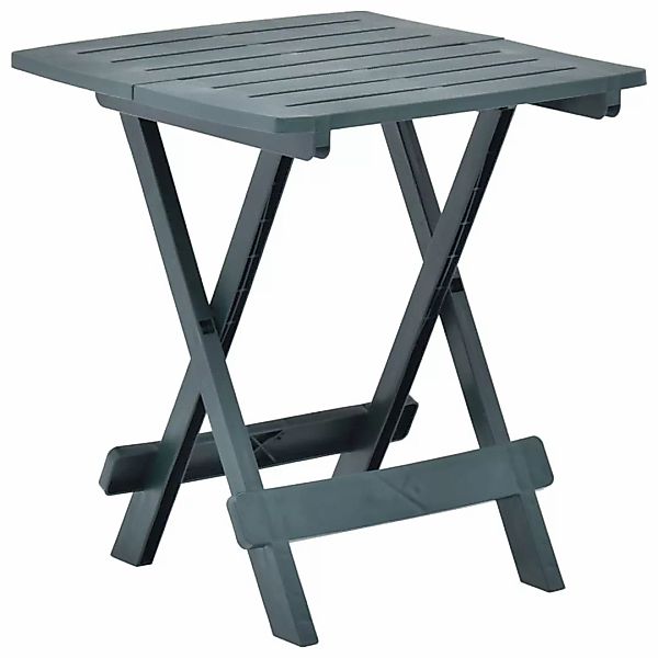 vidaXL Gartentisch Gartentisch Klappbar Grün 45x43x50 günstig online kaufen