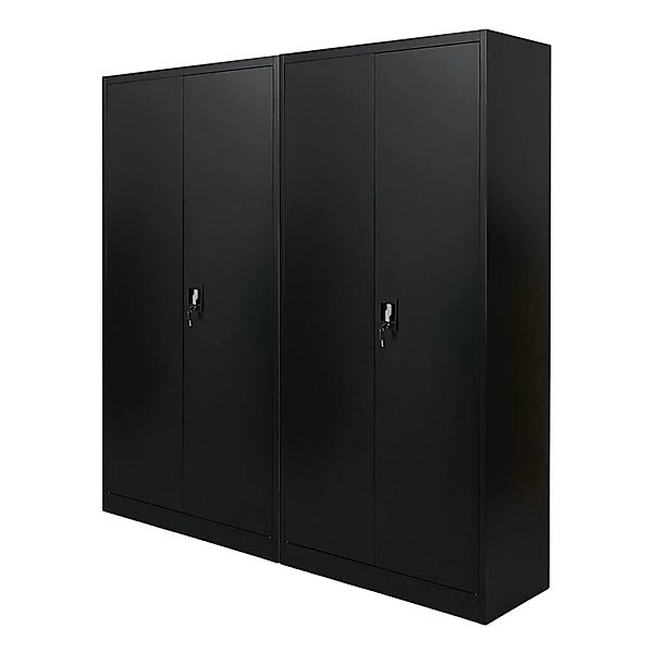 PROREGAL Mega Deal 2x Flügeltürenschrank ELEPHANT HxBxT 185 x 90 x 40 cm 4 günstig online kaufen