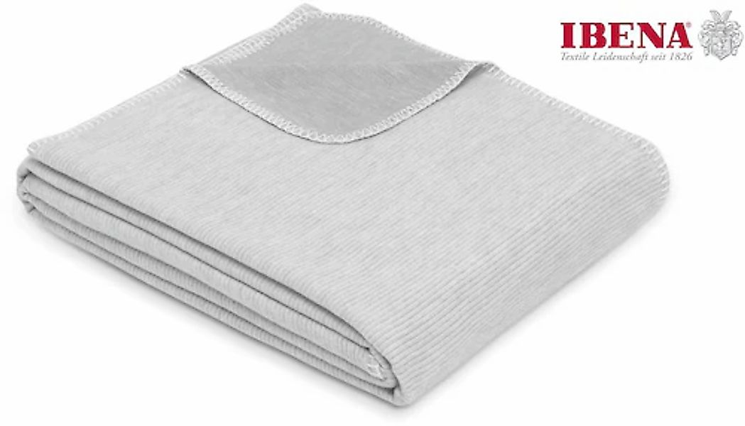 Wohndecke Wohndecke Lausanne, IBENA, in schlichtem Melange-Look günstig online kaufen