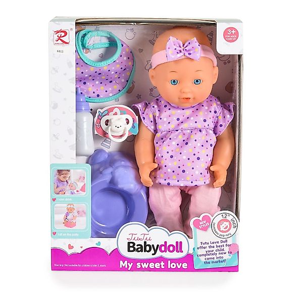 Moni Anziehpuppe Kinderpuppe 31 cm Töpfchen, günstig online kaufen