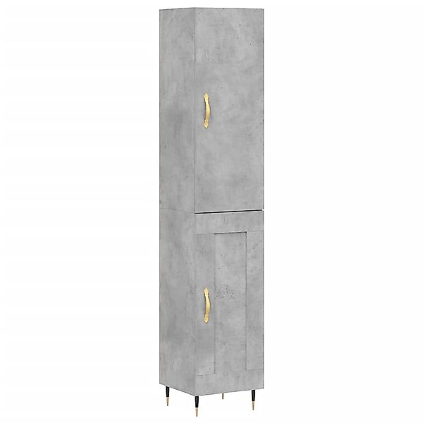 vidaXL Highboard Betongrau 34,5x34x180 cm Holzwerkstoff 3199093 günstig online kaufen