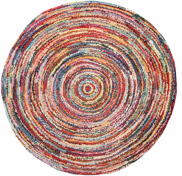 OCI DIE TEPPICHMARKE Hochflor-Teppich "Sixteen Round" rund 25 mm Höhe Langf günstig online kaufen