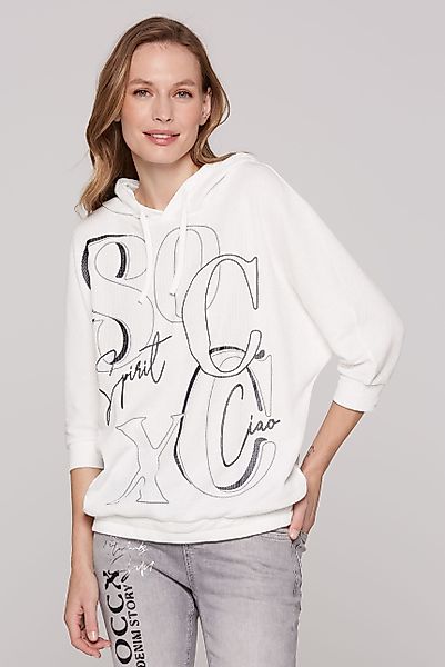 SOCCX Kapuzensweatshirt mit Baumwolle günstig online kaufen