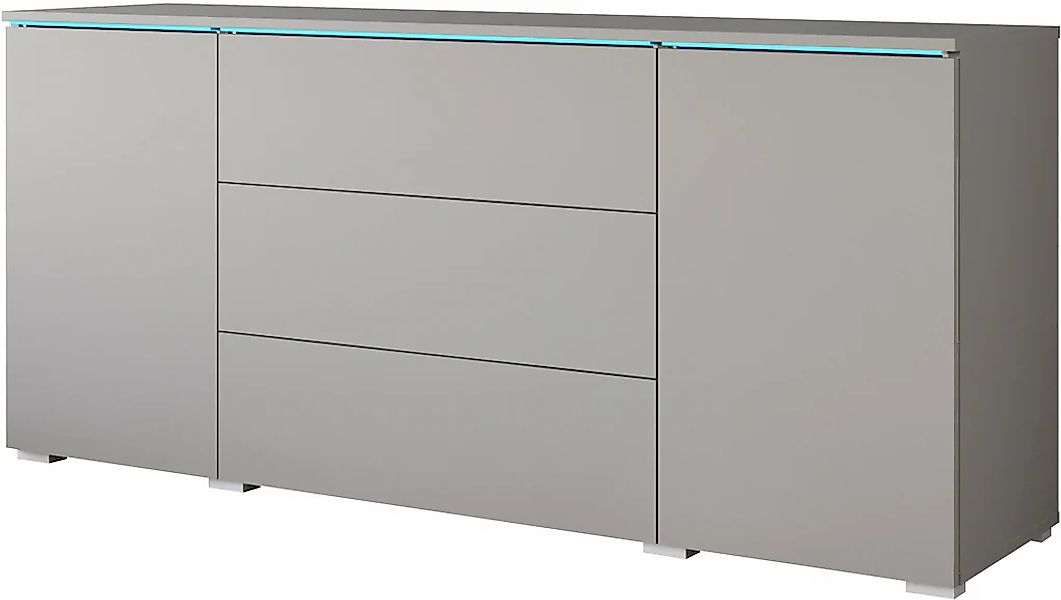 Home affaire Sideboard "VERA, grifflos" verstellbare Einlegeböden, Wahlweis günstig online kaufen