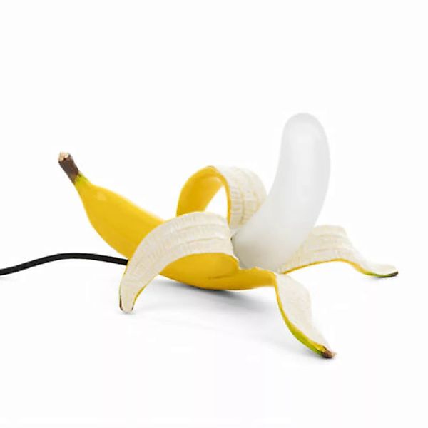 Tischleuchte Banana Dewey plastikmaterial gelb / Kunstharz & Glas - Seletti günstig online kaufen