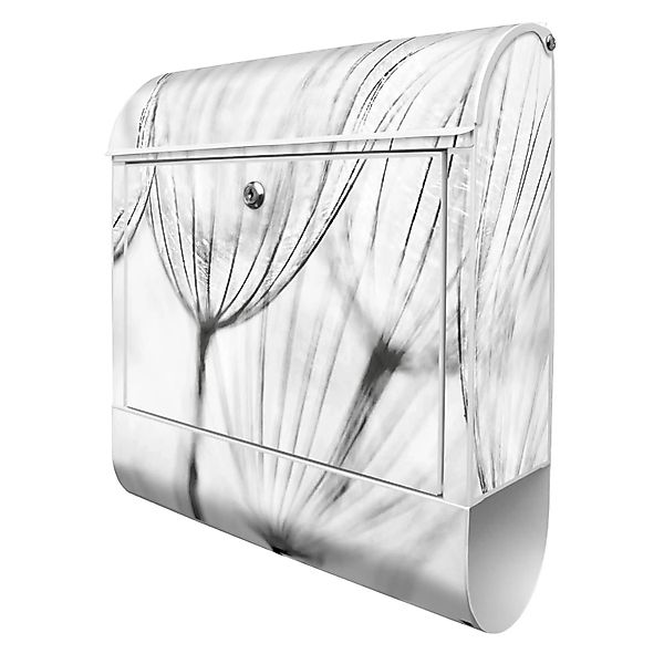 Banjado Design Briefkasten Weiß Pulverbeschichtet 39x47x14cm 2 Schlüssel Mi günstig online kaufen