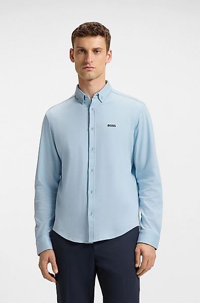 BOSS GREEN Langarmhemd "B Motion L", softe Baumwolle, Vier-Wege-Stretch, kn günstig online kaufen
