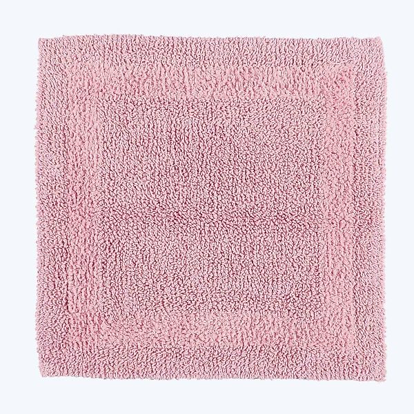 Homescapes Badematte Duschvorleger rosa 50x50 cm günstig online kaufen