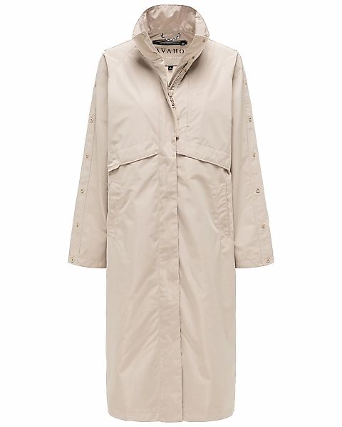 Navahoo Langmantel "Zenblüte 14" Modischer oversized Damen Parka mit krempe günstig online kaufen