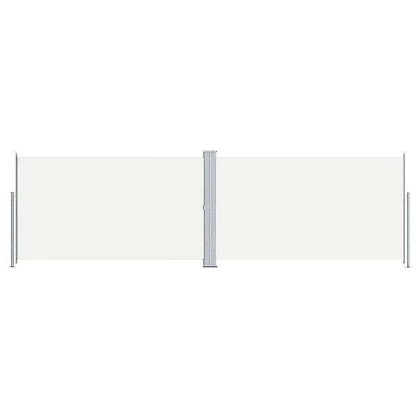 furnicato Seitenmarkise Ausziehbar Creme 180x600 cm günstig online kaufen