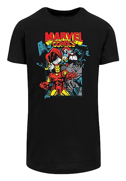 F4NT4STIC T-Shirt "Long Cut T-Shirt Marvel Iron Man Montage Symbol", Herren günstig online kaufen