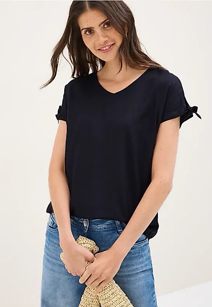 Blusenshirt in Unifarbe günstig online kaufen