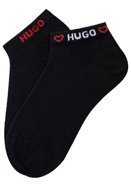 HUGO Kurzsocken Logos am Rand günstig online kaufen