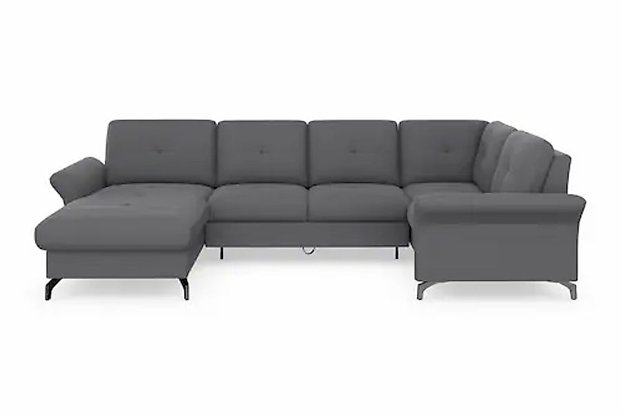 Home affaire Wohnlandschaft »Calando U-Form« wahlweise mit Bettfunktion, Be günstig online kaufen