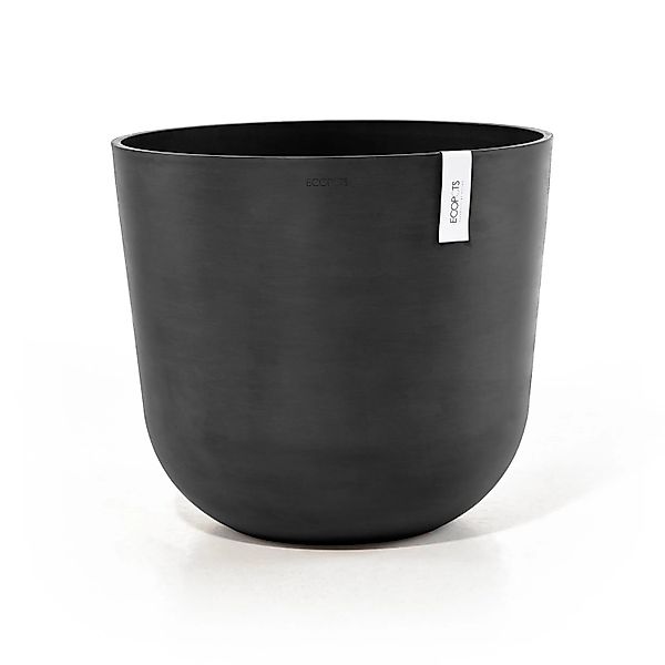 Ecopots Pflanztopf Oslo Dunkelgrau 55 cm x 47,9 cm günstig online kaufen
