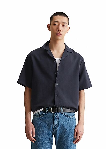 Marc OPolo DENIM Kurzarmhemd "fein strukturiert aus Bio-Baumwolle" günstig online kaufen
