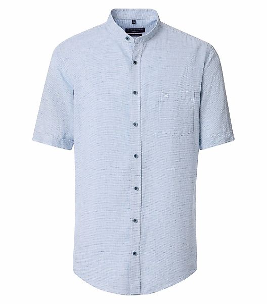 CASAMODA Kurzarmhemd "CASAMODA Leinenhemd Kurzarm uni" günstig online kaufen