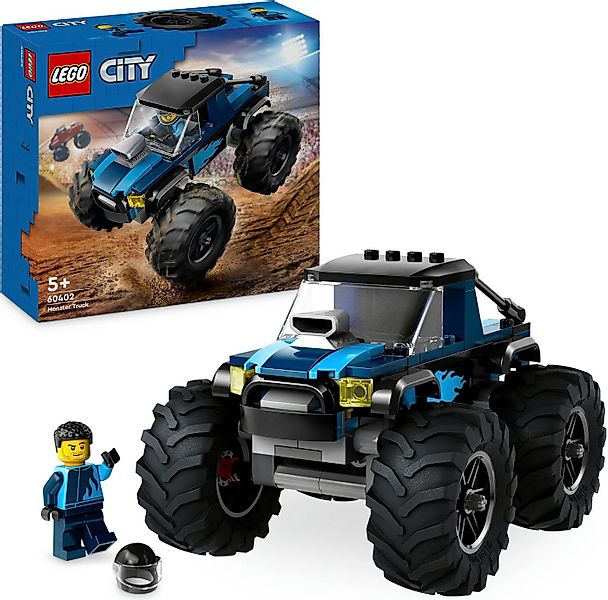 LEGO® Blauer Monstertruck (60402), LEGO City Konstruktionsspielsteine, (148 günstig online kaufen
