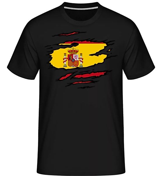 Zerrissene Fahne Spanien · Shirtinator Männer T-Shirt günstig online kaufen