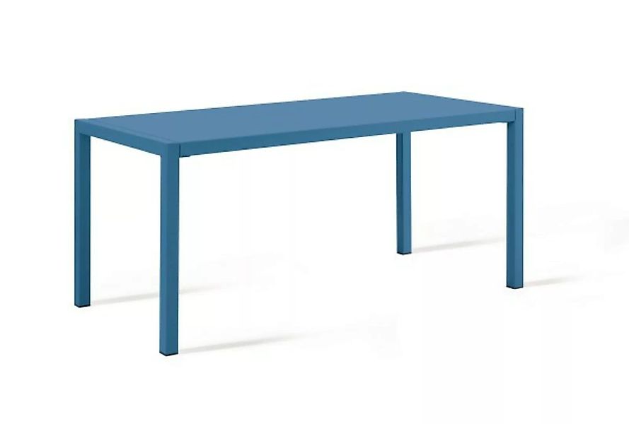 Tisch Quatris 160x80x75 cm blau günstig online kaufen