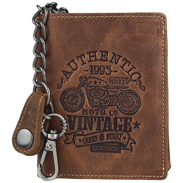 Greenburry Geldbörse Cafe Racer Leder Biker günstig online kaufen
