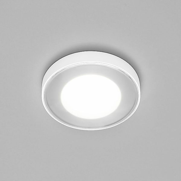 LED Deckeneinbaustrahler Lug in Weiß-matt und Transparent 7W 805lm 100mm günstig online kaufen