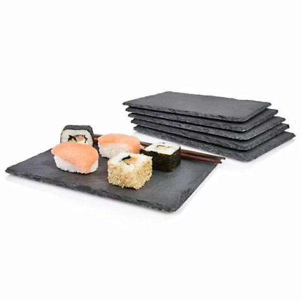 SÄNGER Platzset Sushi aus Schiefer 6-tlg Platzsets grau günstig online kaufen
