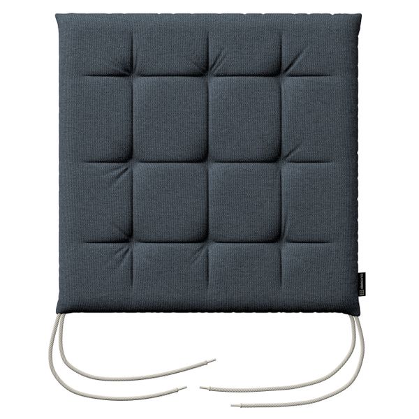 Stuhlkissen Jonas mit Bindeschnur, Dunkelblau, 40 x 40 x 3,5 cm, Etna (705- günstig online kaufen