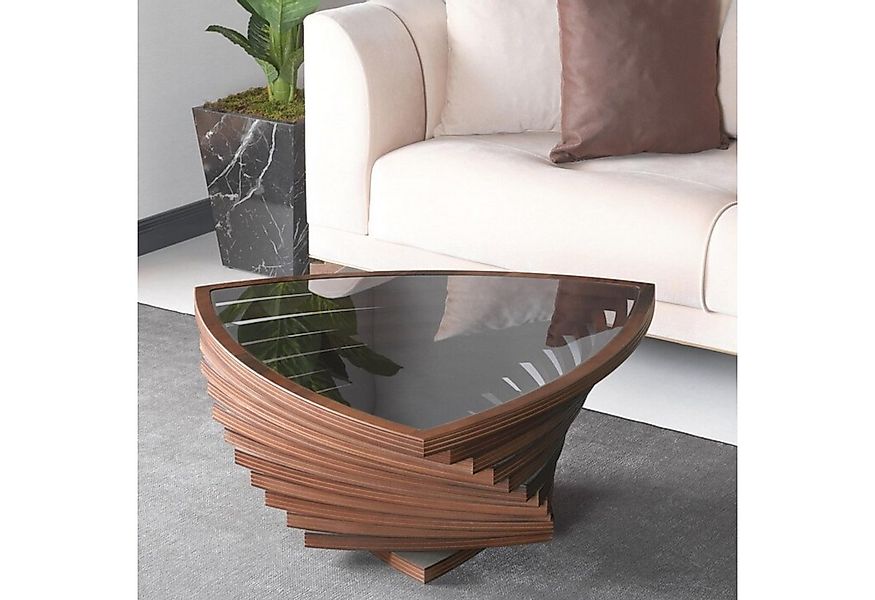 alesvelt Couchtisch Couchtisch rustikal handgefertigt Nussbaum, Beistelltis günstig online kaufen