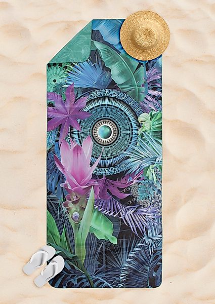 hip Strandtuch "Zehra" Baumwolle, Velours, 100x180, Weich, Strand, Erwachse günstig online kaufen