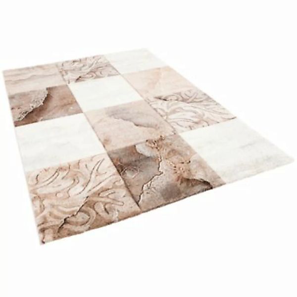 Pergamon Designer Teppich Maui Karo Barock Teppiche beige/braun Gr. 140 x 2 günstig online kaufen