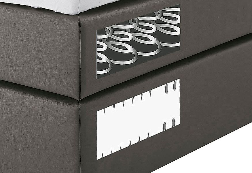 Westfalia Schlafkomfort Boxspringbett, inkl. Kaltschaum-Topper günstig online kaufen
