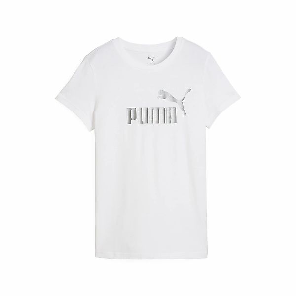 PUMA T-Shirt "ESS METALLIC No. 1 Logo T-Shirt Damen" günstig online kaufen