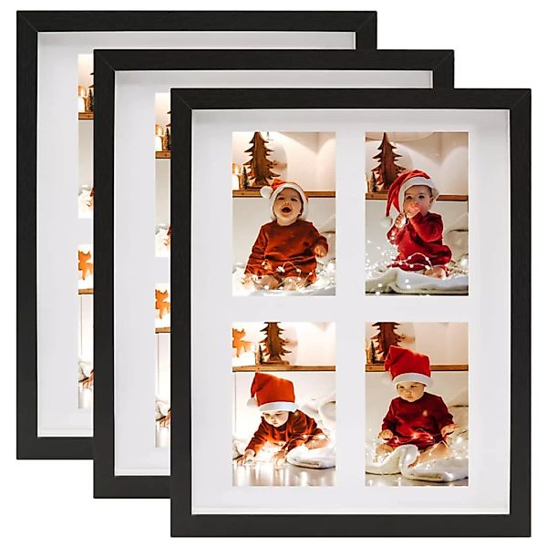 3d-box-bilderrahmen 3 Stk. 28x35 Cm Für 4x (10x15 Cm) Bild günstig online kaufen