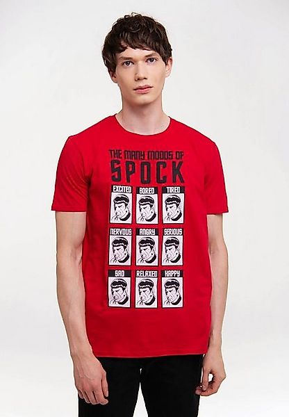 LOGOSHIRT T-Shirt Star Trek mit Spock-Print günstig online kaufen