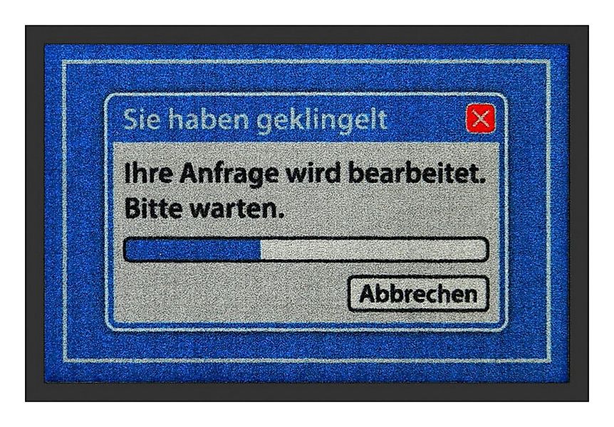 Rockbites Fußmatte Rockbites - Fußmatte Türmatte "Ihre Anfrage" Blau Nr. 11 günstig online kaufen