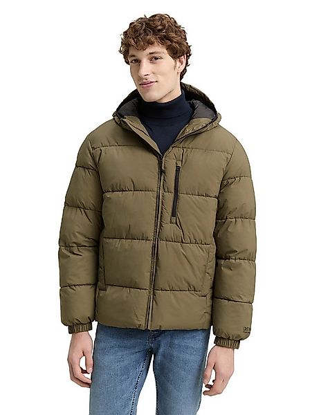 TOM TAILOR Denim Steppjacke mit Kapuze günstig online kaufen