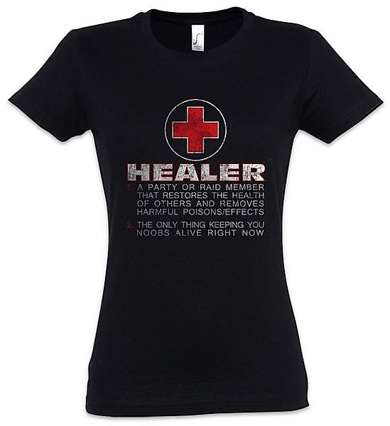 Urban Backwoods Print-Shirt Healer Role Damen T-Shirt Gamer Games Gaming Vi günstig online kaufen