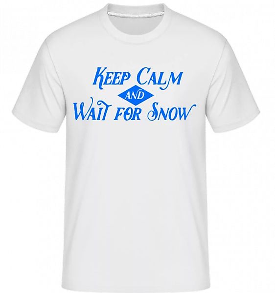 Wait For Snow · Shirtinator Männer T-Shirt günstig online kaufen