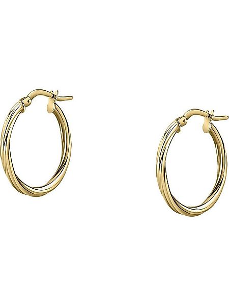 FAVS Paar Creolen FAVS Damen-Creolen 375er Gelbgold (Paar) günstig online kaufen