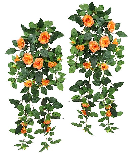 Kunstblume Künstlicher Rosenhänger, I.GE.A., Höhe 74 günstig online kaufen