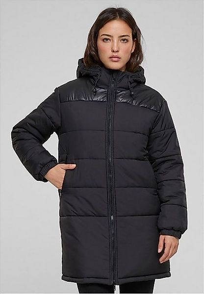 URBAN CLASSICS Outdoorjacke Ladies Hooded Mixed Puffer Coat Damen Pufferjac günstig online kaufen