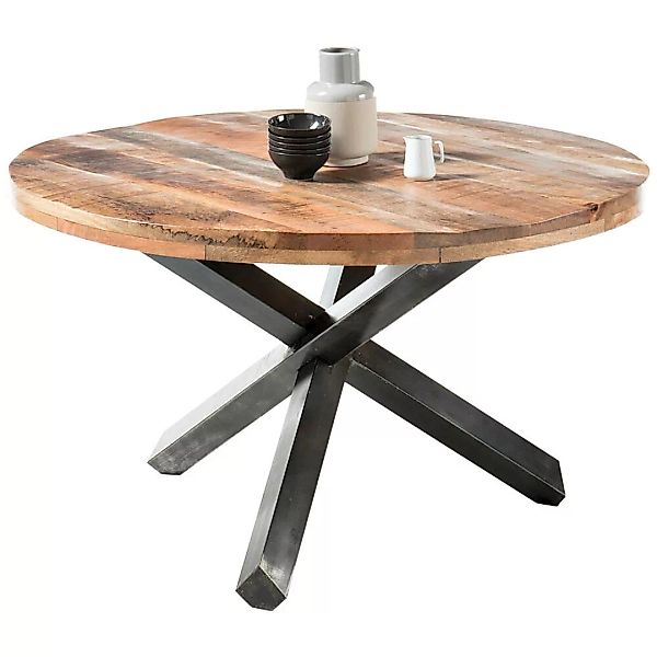 Lomadox Massivholztisch AMSTERDAM-119 mit Tischplatte aus Mango Wood, natur günstig online kaufen