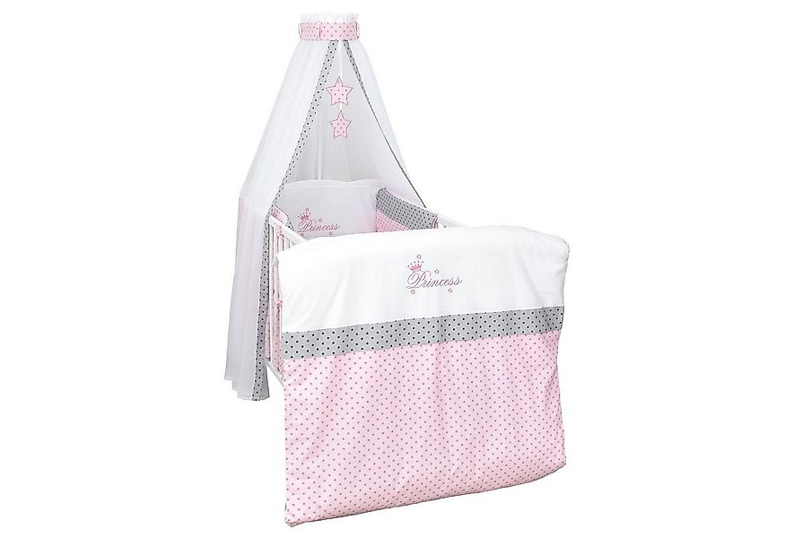 Baby-Delux Babybettwäsche Baby Bettwäsche Set 4-Tlg. Nestchen Chiffonhimmel günstig online kaufen