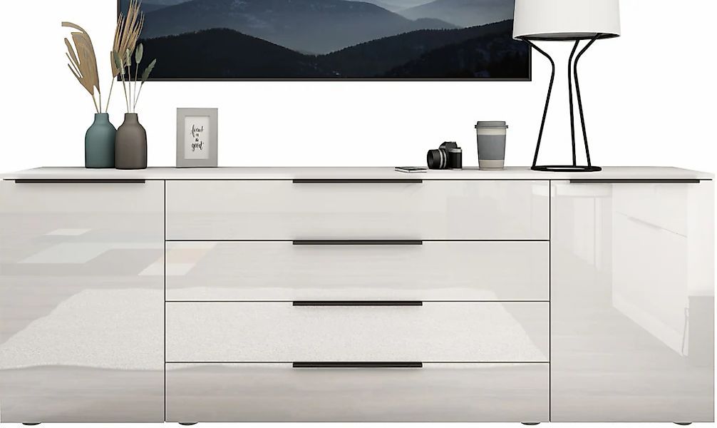borchardt Möbel Sideboard "Tom, moderne Kommode mit Metallgriffen, 200cm br günstig online kaufen