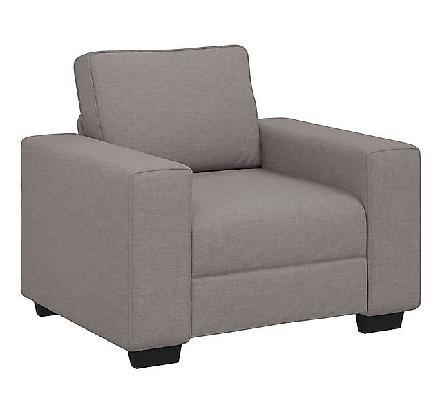 vidaXL Sofa Sessel Taupe 60 cm Stoff günstig online kaufen