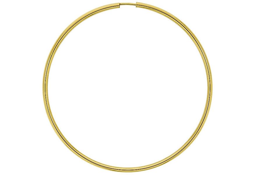 Vivance Paar Creolen 585/- Gelbgold glanz 60 mm günstig online kaufen